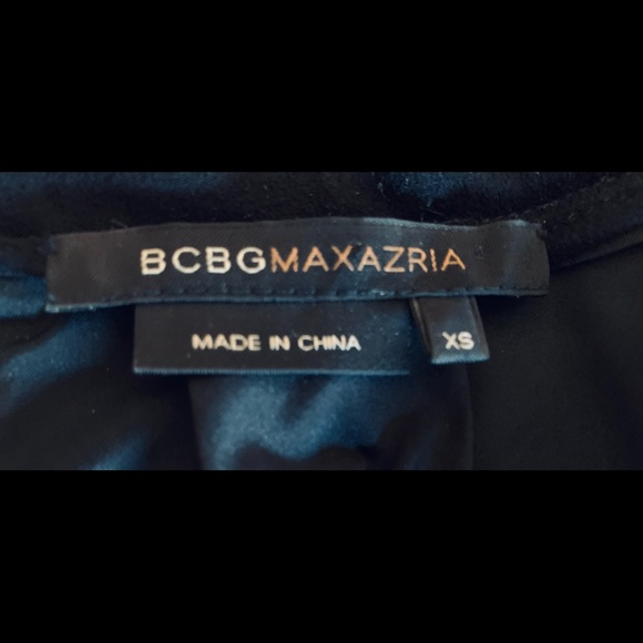 Rare BCBGMaxazria Black XS Boxy Poofed Sleeves Top - Picture 7 of 7